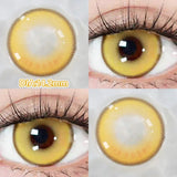 2PCS Blue Cosplay Series Colored Contact Lenses for Eyes With Prescription Cosmetics Pupils Eye Color Lenses Myopia Lens