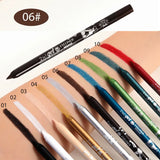 Waterproof Eyeliner Long Lasting Pencil Colourful Pigment Blue Black White Color Gel Eye Liner Pen Makeup Eye Beauty Cosmetics