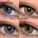 EYESHARE Color Contact Lenses 1 Pair Colored Contact Lenses for Eyes Colorful Eyes Lenses Yearly Beauty Makeup Eye Contacts Lens