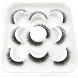 Lashes DD Curl 10-23mm Russian Lashes 3D Mink Eyelashes Reusable Fluffy Russian Strip Lashes eyelashes extensions