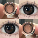 2Pcs Color Colored Contact Soft Circular Lenses Beauty Pupil Large Diameter 14.5mm Black Lens Makeup Free Shipping