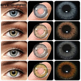EYESHARE 1 Pair Natural Contact Lenses Colored Contact Lenses for Eyes Beauty Essential Color Lens Eyes Cosmetics Contact Lens