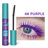 Colorful Slender Mascara Waterproof Fast Drying Curling Eyelashes Extension Multicolor Lashes Makeup Stage And Performance Makeu