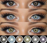 1 Pair Color Contact Lenses For Eyes Pattaya Natural Yearly Use Lenses Blue Multicolored Contact Lens Beauty Pupils