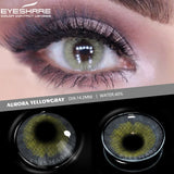 Eyeshare Colored Contact Lenses Eyes Natural 2Pcs Cosmetic Blue Green Lens Beautiful Pupil Yearly