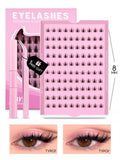 Cluster Lashes Kit Manga Lashes Natural Eyelash extension Cluster Natural Volume Individual Lashes Mixed Tray Lashes