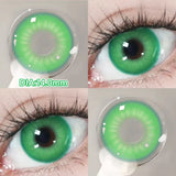 2PCS Blue Cosplay Series Colored Contact Lenses for Eyes With Prescription Cosmetics Pupils Eye Color Lenses Myopia Lens