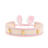 Hand Woven Bracelets Adjustable Studded Stars Bracelet Fashion Jewelry Gifts