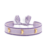 Hand Woven Bracelets Adjustable Studded Stars Bracelet Fashion Jewelry Gifts