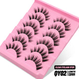 Cat Eye Lashes Faux Mink Eyelashes  Fake Lashes Natural Look Wispy Winged End Eye Elongated Eyelashes