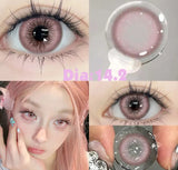 2Pcs New Pattern Color Colored Contact Soft Circular Lenses Beauty Pupil Eyes Makeup High Quality Halloween  Cosplay