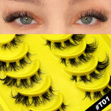 Half Lashes Cat Eye Lashes Soft Natural Clear Band Lashes Natural Look Faux Mink Wispy Mink Eyelashes Makeup