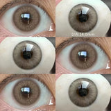 Pink Eye Color Lenses Myopia Color Contact Lenses for Eyes 2pcs/pair Natural Lenses Pupils Brown Blue Grey Fashion Lens