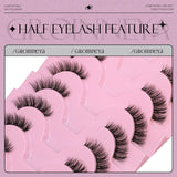 Half Fake Eyelashes Half Lashes Soft Natural Cat Eye Lashes Natural Look nvisible Band Eyeashe Fluffy Eyelashes