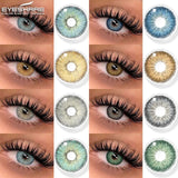 EYESHARE 1Pair Color Contact Lenses for Eyes Cosmetic High Quality Blue Lenses Gray Contacts Fashion Cosmetic Green Eye Lenses