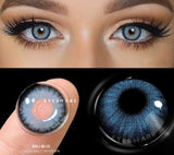 1 Pair Color Contact Lenses For Eyes Pattaya Natural Yearly Use Lenses Blue Multicolored Contact Lens Beauty Pupils