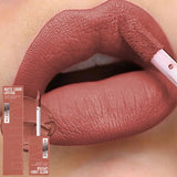 Matte Liquid Lipstick 6 Colors Long Lasting Lip Ink Lip Tint Non-stick Cup Nude Lip Gloss Waterproof Cosmetics Make Up