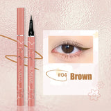 4 Colors Black Matte Liquid Eyeliner Waterproof Lasting Colorful Red Brown Quickily Drying Eyeliner Pencil Eyes Makeup Cosmetics
