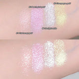 Fairy Pink Highlighters Fine Flash Party Supernatural White Contour Highlighter Palette Monochrome Highlights Powder Cosmetics