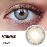 Soft Colored Contact Lens Mate Case Portable Eye Lenses Box Travel Kits Vienne Gray