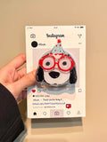 Cute Puppy Cartoon Dog Magnetic Phone Case for IPhone 16 15 14 Pro Max 13 Cover with Magsafe Stand Holder Silicone Korean Cover