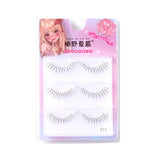 Korean U-shaped Individual False Eyelashes Lash Extension Noglue Idol Lashes Natural Comic Eye Lash Clusters Makeup Cosplay