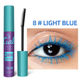 Colorful Slender Mascara Waterproof Fast Drying Curling Eyelashes Extension Multicolor Lashes Makeup Stage And Performance Makeu