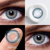 1 Pair Colored Contact Lenses for eyes/men Natural Look Fast Delivery BLUE Eye Lenses Gray Contact Green Eye Lenses