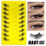 Half Fake Eyelashes Half Lashes Soft Natural Cat Eye Lashes Natural Look nvisible Band Eyeashe Fluffy Eyelashes
