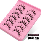 Cat Eye Lashes Faux Mink Eyelashes  Fake Lashes Natural Look Wispy Winged End Eye Elongated Eyelashes