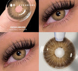1 Pair Color Contact Lenses for Eyes Natural Brown Lenses Beauty Fashion Monet Lense Blue Lenses Green Eye Contact