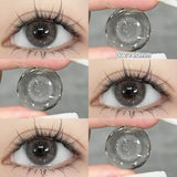 2pcs Natural Blue Lens Colored Prescription Contact Lenses for Eyes Beauty Pupils Myopia Eye Color Lenses Violet Lenses