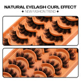 Fluffy lashes 3D Faux Mink Lashes Natural False Eyelashes Dramatic Soft Volume Lashes Eyelash Extension Makeup