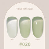 Vendeeni 24 Colors Jelly Transparent Gel Nail Polish Nude Pink Skin Color UV Soak Off Gel Varnish Jade Nail Art Gel Lacquer 15ml