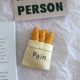 3D Fridge Magnets with Magnet Backing and Simulated Bread Design for Notifications and Decoration Simulated Food Fridge Magnets