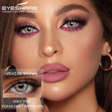 EYESHARE Colored Contact Lenses For Eyes 1 Pair Natural Contact Lenses Yearly Blue Eye Lenses Multicolored Lenses Beauty Pupils