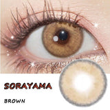 Color Contacts Lenses Women Men Natural Eye Cosmetic Soft Glasses Pigeon Sorayama Brown