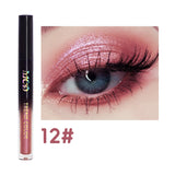 13-Shade Waterproof Liquid Eyeshadow Palette - High Shine to Matte, Long-Lasting & Smudge-Proof Makeup Set for Glamourous Looks
