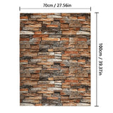 1-10pcs 70cmX1m Modern Home Decoration Brick Pattern PVC 3D Room Decor DIY Self-adhesive Wallpaper Waterproof Wall Stickers
