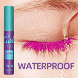 Colorful Slender Mascara Waterproof Fast Drying Curling Eyelashes Extension Multicolor Lashes Makeup Stage And Performance Makeu