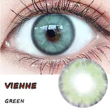 Soft Colored Contact Lens Mate Case Portable Eye Lenses Box Travel Kits Vienne Green