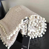 Blanket Light Luxury Ins Crepe Cotton Multi-functional Small Blanket Office Nap Blanket Shawl Cover Blanket