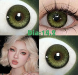 2Pcs New Pattern Color Colored Contact Soft Circular Lenses Beauty Pupil Eyes Makeup High Quality Halloween  Cosplay