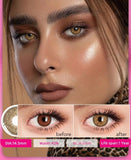 1 Pair Color Contact Lenses For Eyes Wildness Natural Yearly Use Lenses Blue Multicolored Contact Lens Beauty Pupils