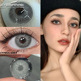 EYESHARE 1 Pair New Natural Colored Contact Lenses for Eyes Blue Lenses Green Eye Lenses Brown Lenses Yearl Gray Contact Lenses