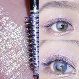 Dazzling Diamond Glitter Mascara - Long-lasting Waterproof Formula, Smudge-proof, Intense Curl & Lengthening Magic, A Beauty Mus