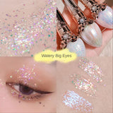 Bright Shine Liquid Eye Shadow Glitter Eye Makeup Sequins Pearlescent Fine Flash Highlight Water Proof Korea Cosmetics for Women