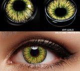 1 Pair Colored Contact Lenses for Eyes Natural Brown Lenses Beauty Fashion Red Lense Blue Lenses Green Eye Contacts