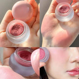 Matte Lip Mud Blush Multipurpose Makeup Waterproof Clay Lipstick Longlasting Non-stick Cup Red Lip Tint Pigment Mousse Cosmetics