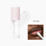 Jelly Black Lip Oil Water Gloss Mirror Lip Glaze Moisturizing Translucent Lipstick Lighten Wrinkle Clear Lip Tint Plumping